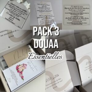 PACK 3 PLEXI ESSENTIELS + Carte invocations du matin